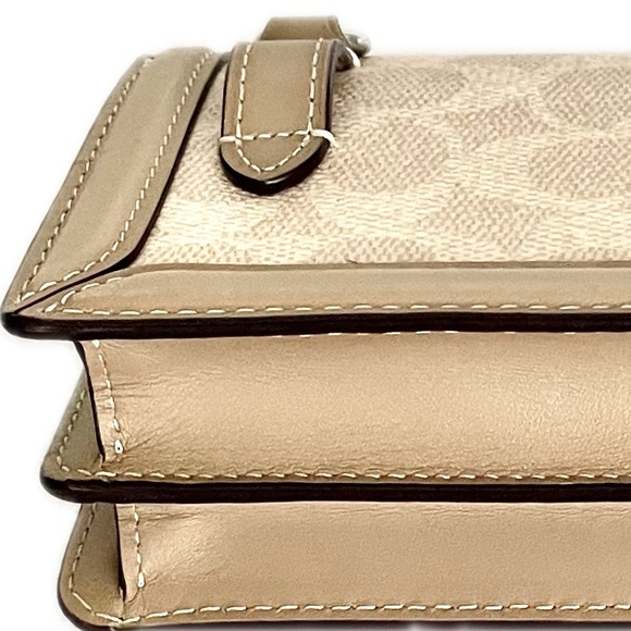 Coach Riley Convertible 3-way Belt Bag in Signature Canvas/Leather - Picture 9 of 14